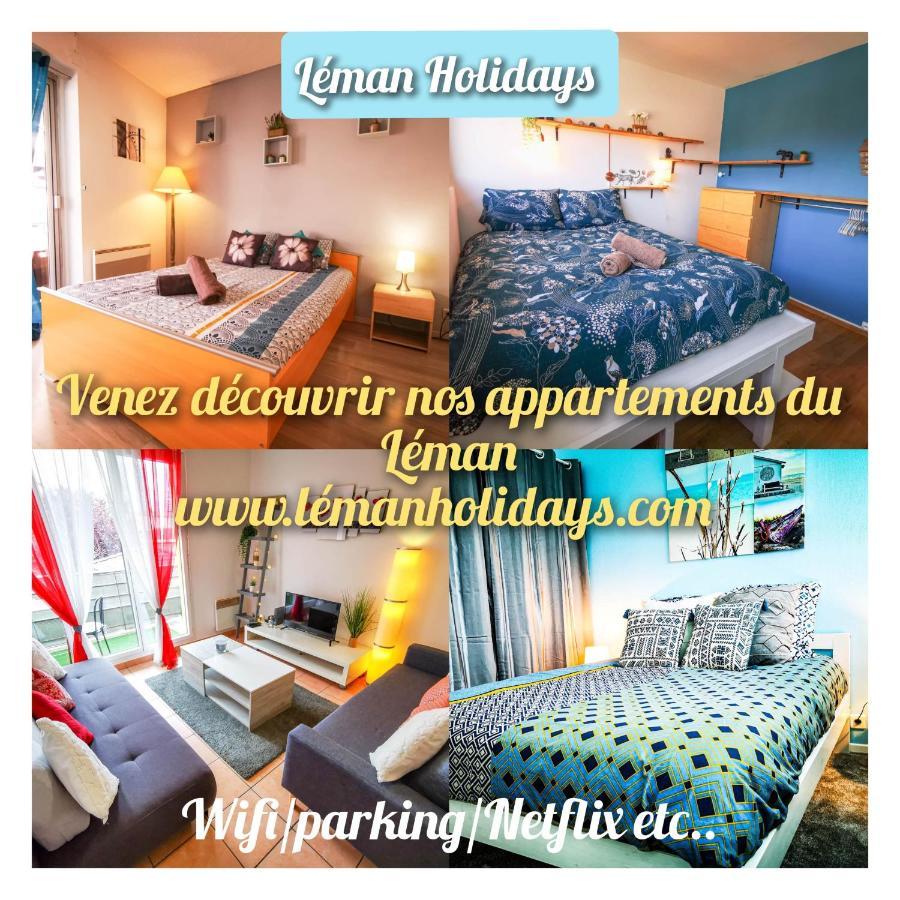 Apartamento Léman Holidays - Le Coquelicot Thonon-les-Bains Exterior foto